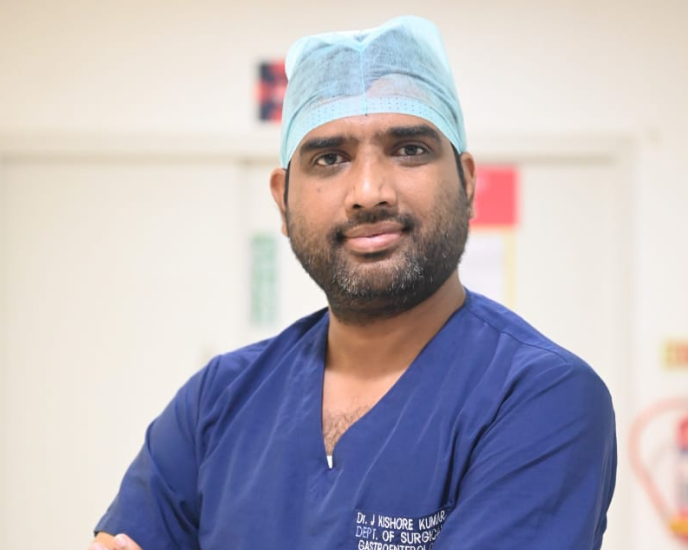 Dr J. Kishore Kumar Gestroentrology. Airaavata Hospitals- Tellapur
