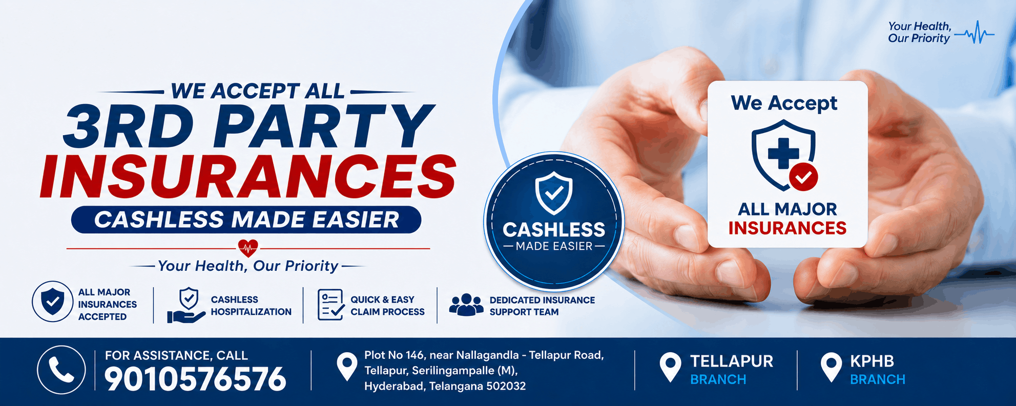 3rd Party Insurances Accepted here - Airaavata Hospitals